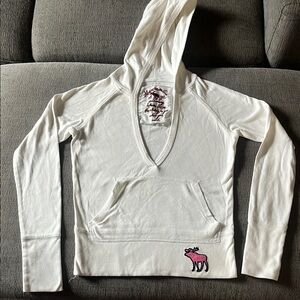 Abercrombie & Fitch vintage Hoodie with pink logo